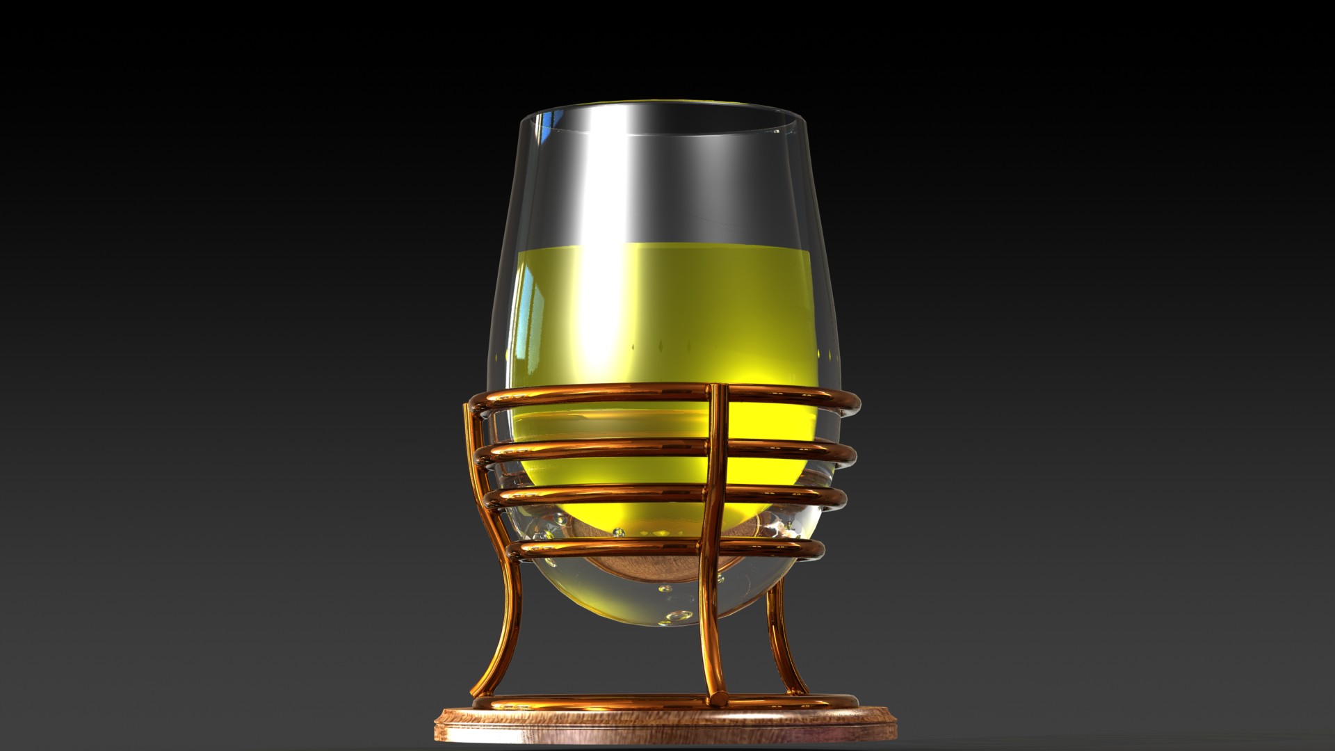 无脚酒杯